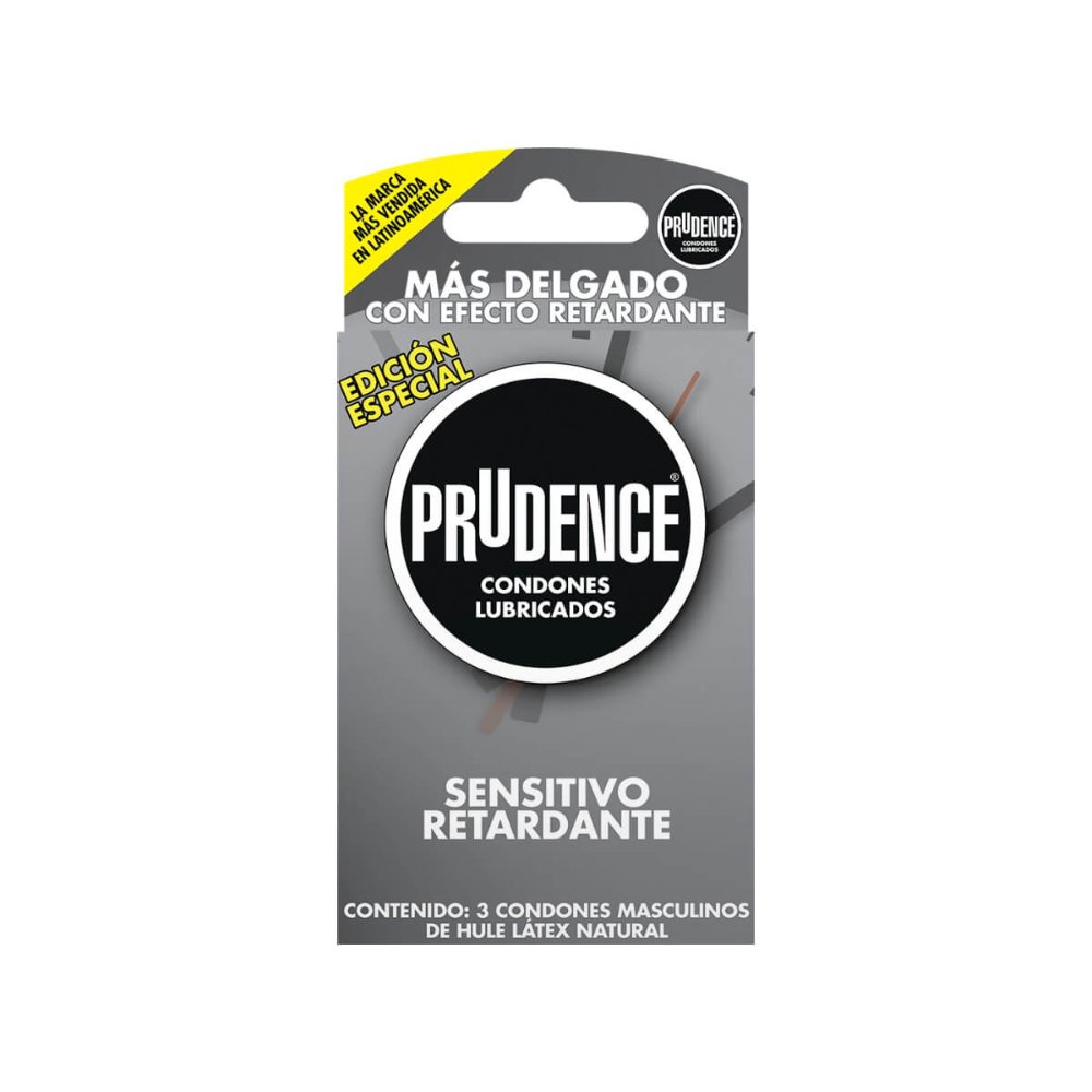 PRUDENCE SENCITIVO RETARDANTE. CAJA X3 CONDONES