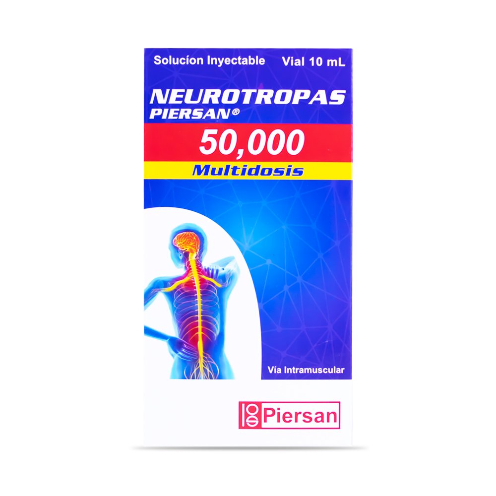 NEUROTROPAS 50,000 PIERSAN. Frasco 10ml