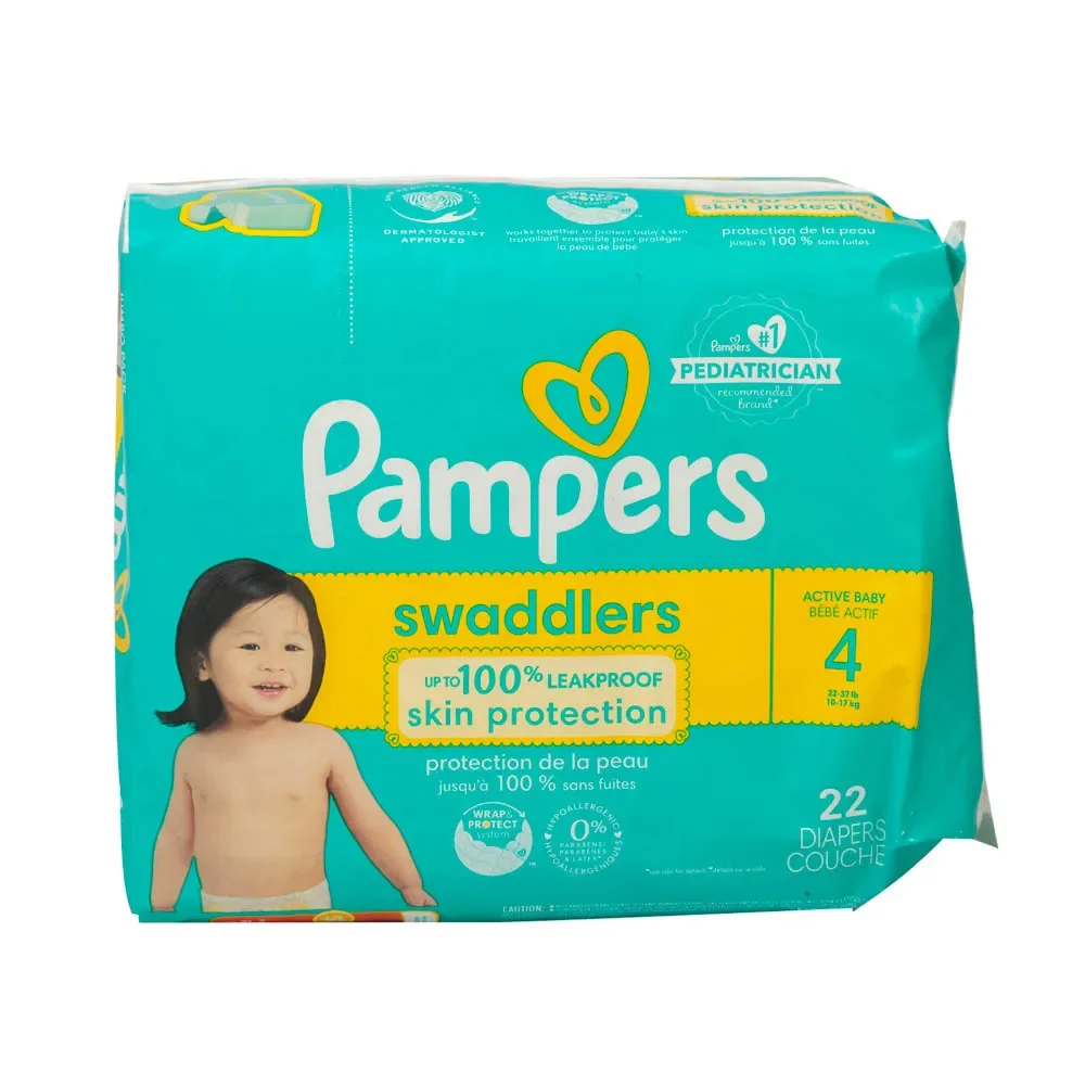 PANAL PARA BEBE PAMPERS No.4  * 22 UNIDADES