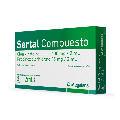 SERTAL COMPUESTO *3 DOSIS