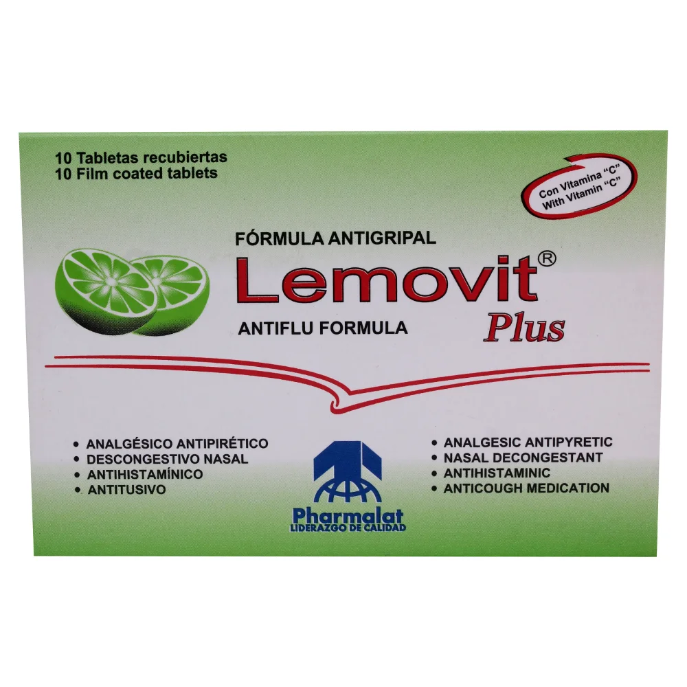 LEMOVIT PUS. PHARMALAT ESTUCHE CON 4 TABLETAS