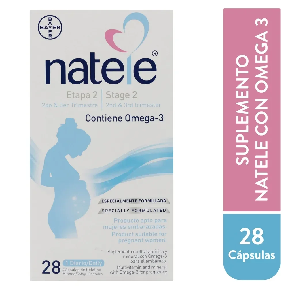 NATELE ETAPA 2 * 28 CAPSULAS GEL * BAYER