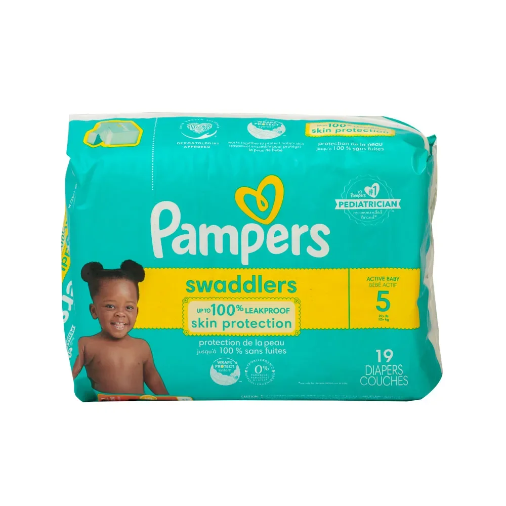 PANAL PARA BEBE PAMPERS No.5 * 19 UNIDADES