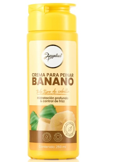 Crema para peinar Banano Anyeluz Nutricion intensa 250 ML