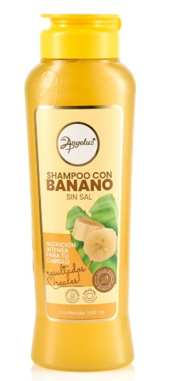 Shampoo Anyeluz Banano Nutricion Intensa 500ML