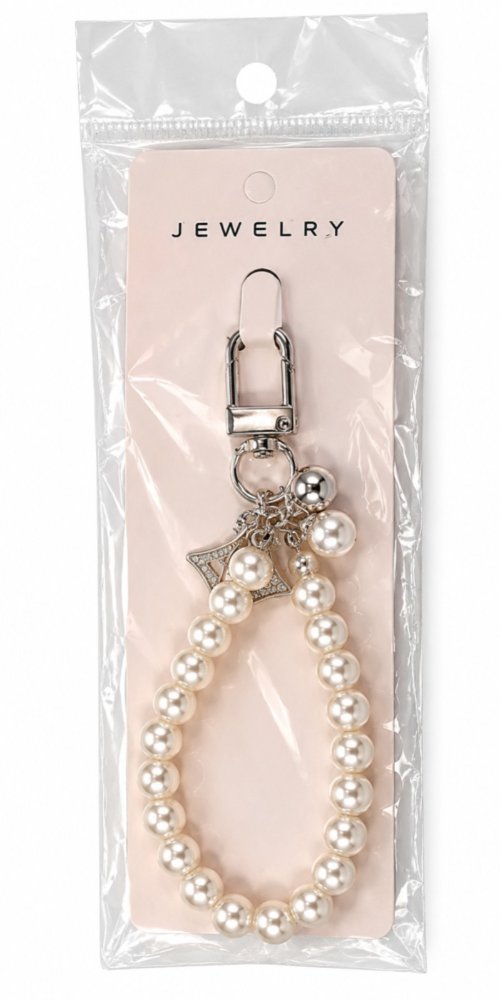 Llavero Perla Blanco