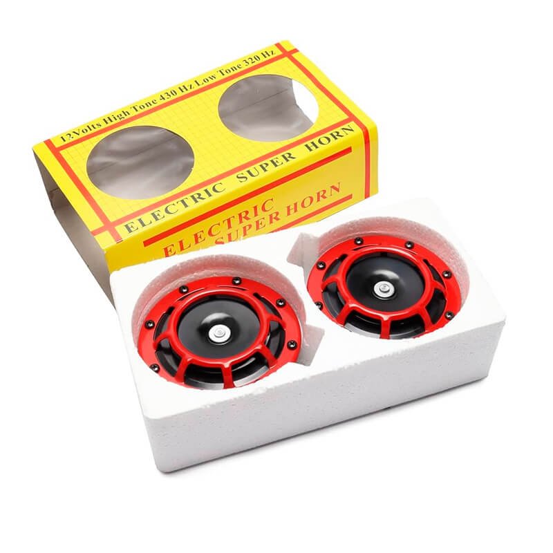 PITO DISCO HD 12V COLOR ROJO