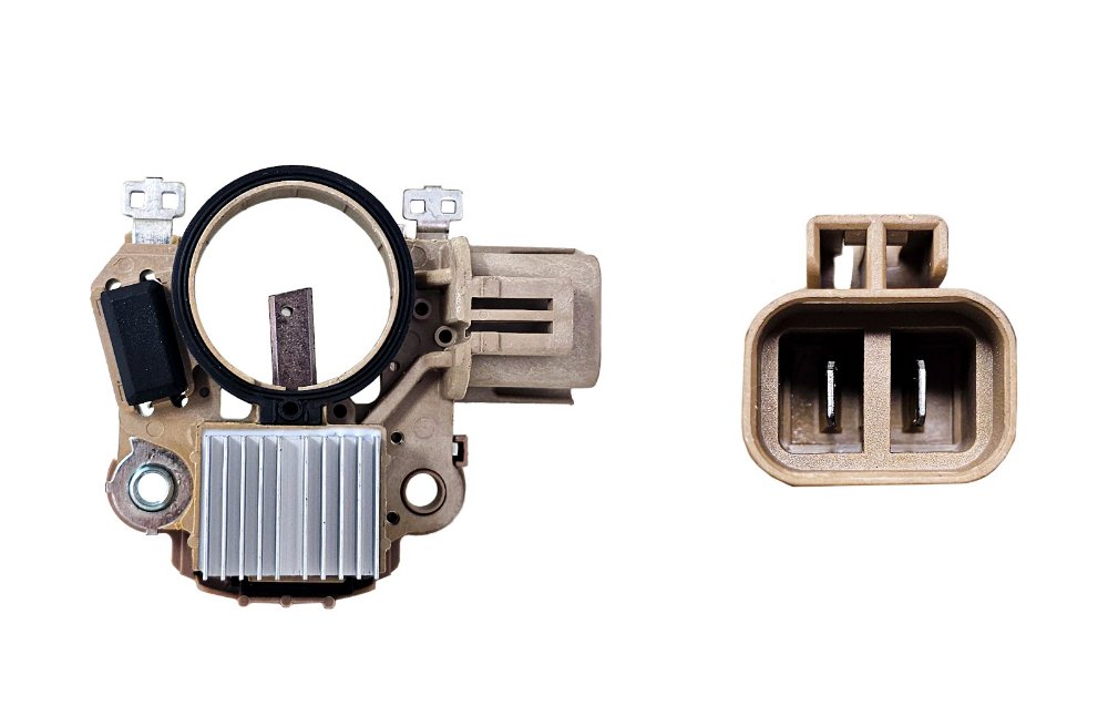REGULADOR DE VOLTAJE CON CONDENSADOR 24V MITSUBISHI CANTER , 2.3L-2.5L-2.8L-3.5L-3.9L-4.2L, MOTOR 4D33-4D34-4D35, NEW HOLLAND EXACAVADORA E150 OS