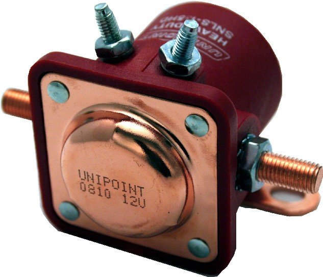 SELENOIDE AUXILIAR ROJO 12V UNIPOINT (CHICHARRA)
