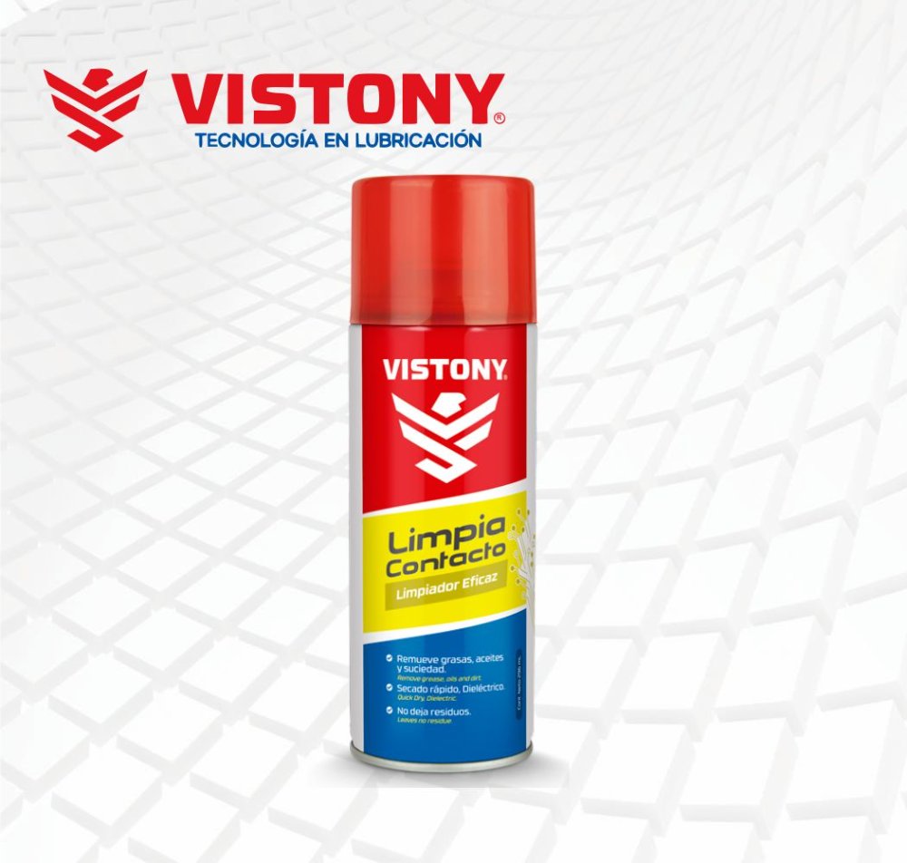 LIMPIADOR DE CONTACTOS ELECTRONICOS LIMPIADOR EFICAZ 296ML VISTONY