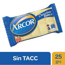 Arcor chocolate blanco x 25g