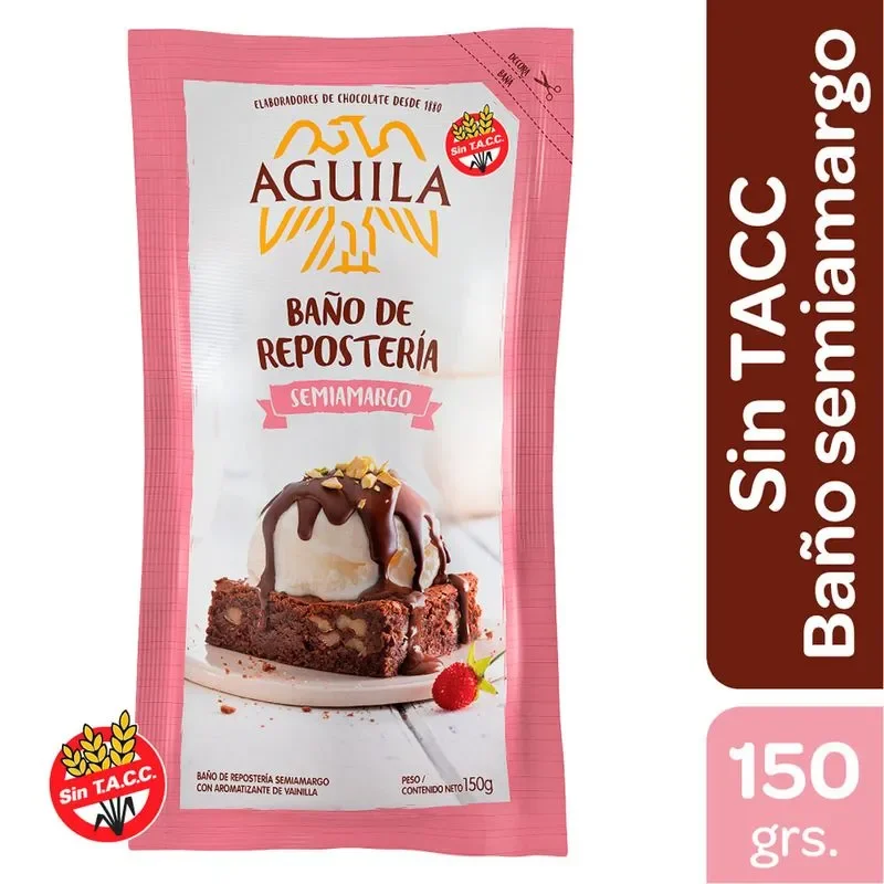 Aguila baño semiamargo x 150g