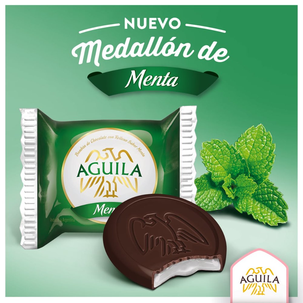Aguila Medallon de menta