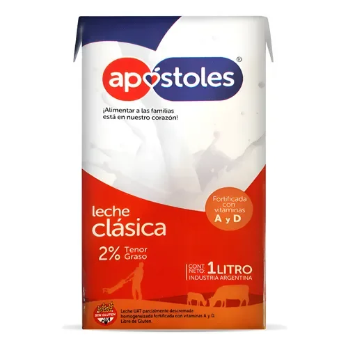 Apostoles leche largavida 2%