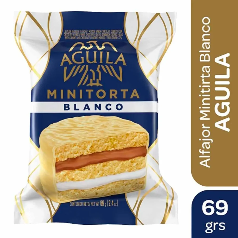 Alf. aguila minitorta blanco