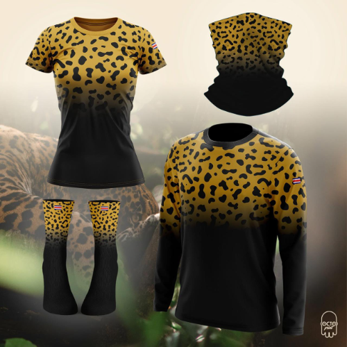 Kit Jaguar print Manga larga Hombre