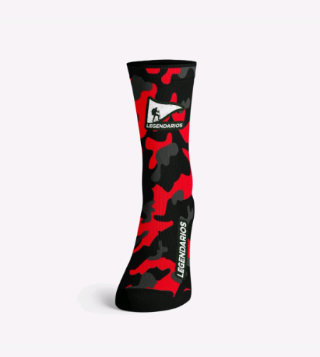 Calcetines LGND camu rojo