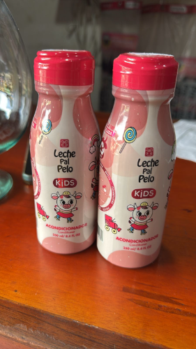 Acondicionador pequeño leche pal pelo