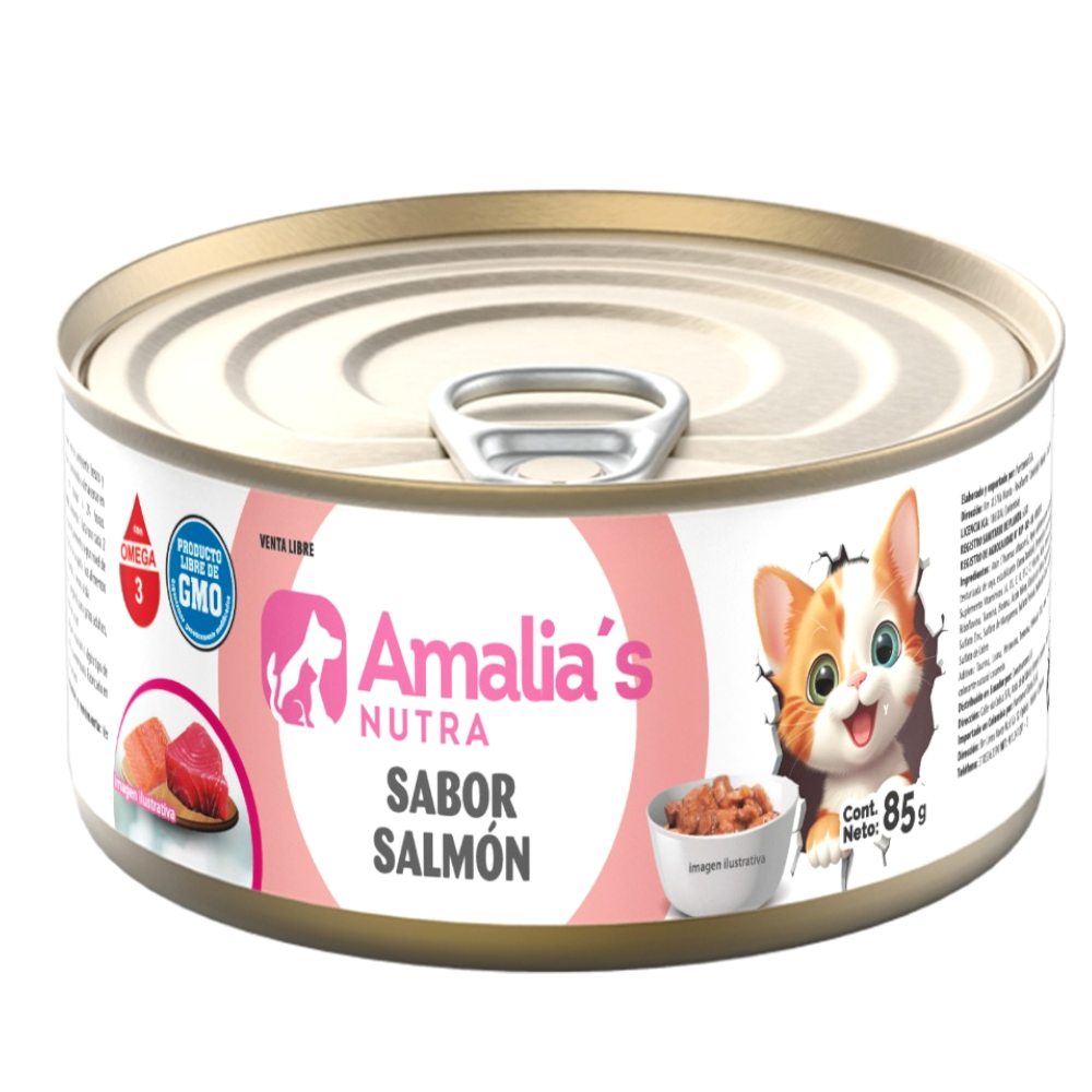 Amalia´s Nutra salmon 85g