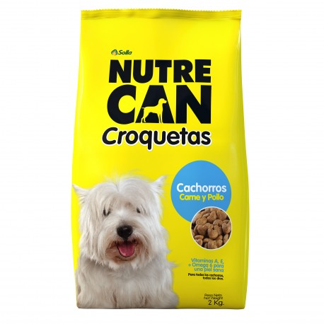 Nutrecan croquetas cachorros x 2kg