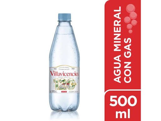 Agua villa Vicencio 500 con gas
