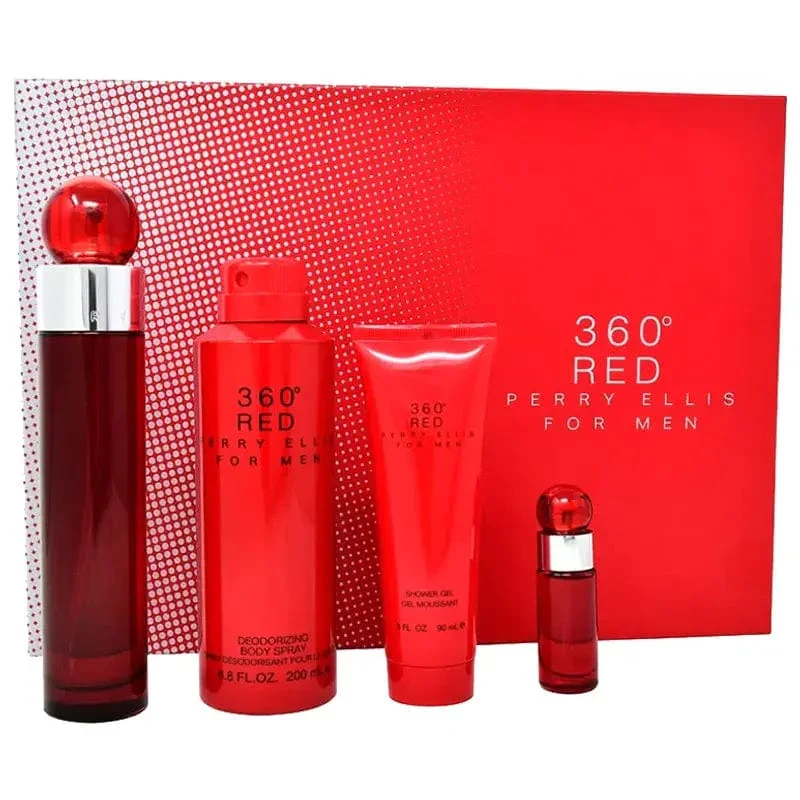 360 Red Perry Ellis Set Men
