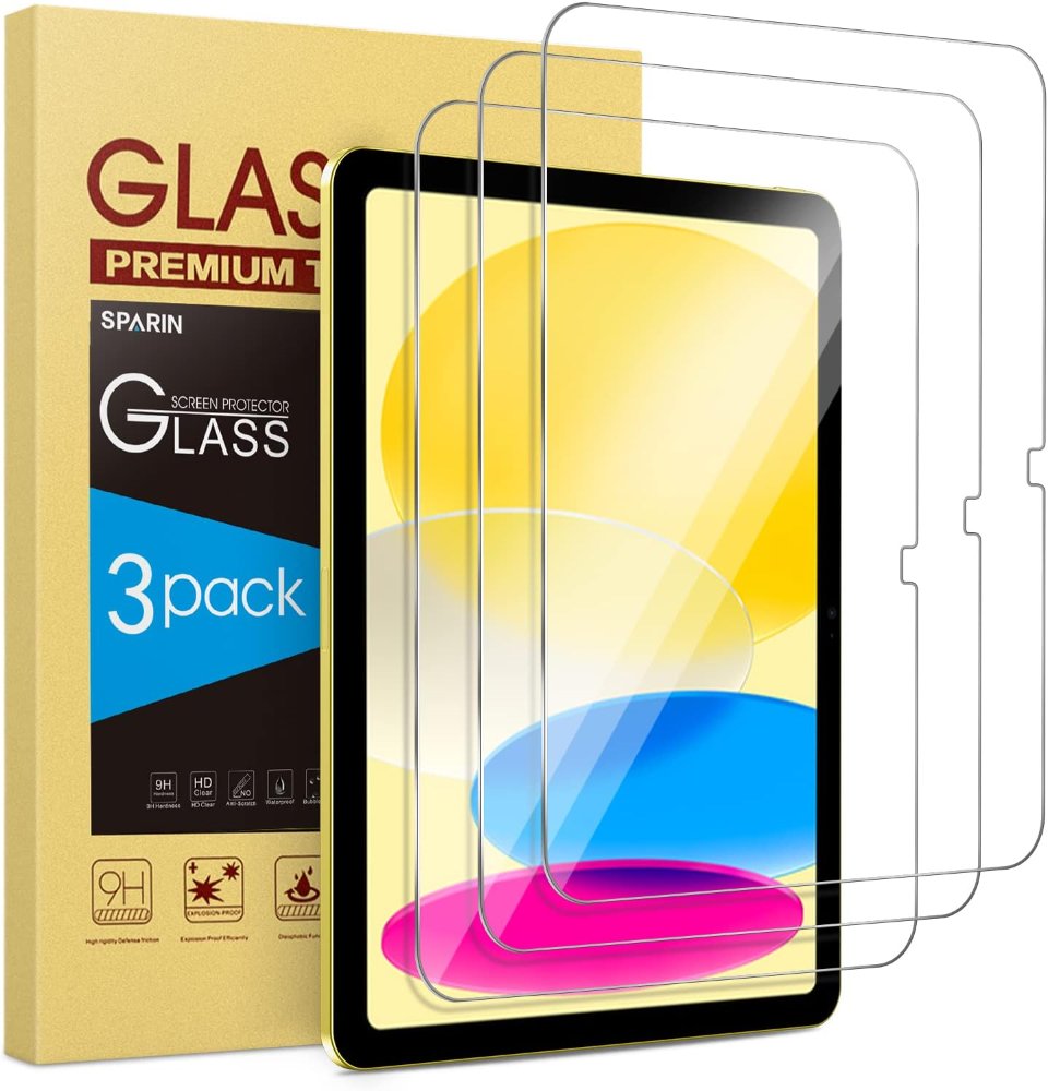 Screen Protector for iPad (A16) 11th 11-inch & 10th Generation 10.9-inch (2025/2022), Anti-Scratch Tempered Glass Compatible for iPad 11/10 Gen, HD Clarity