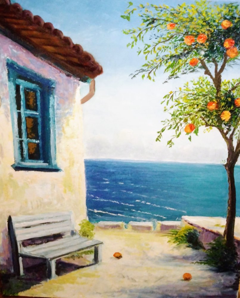 casa en la tranquilidad de la playa