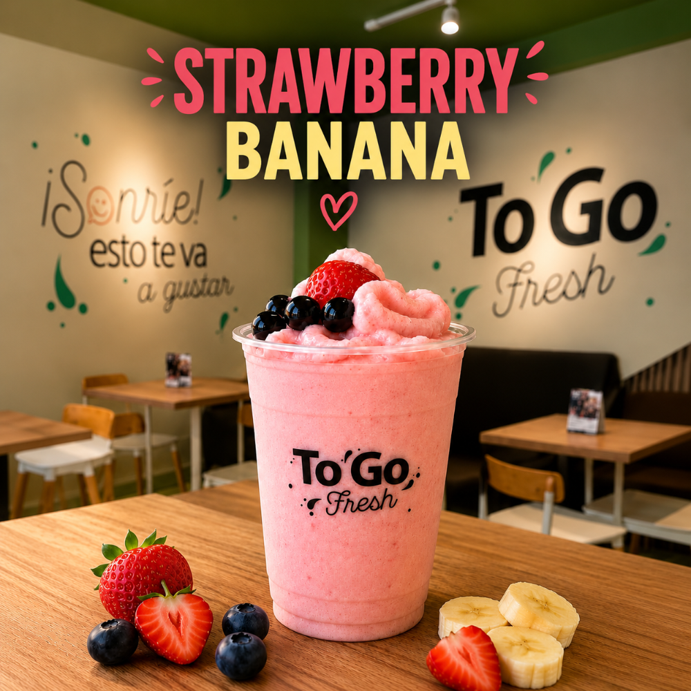 BATIDO STRAWBERRY BANANA