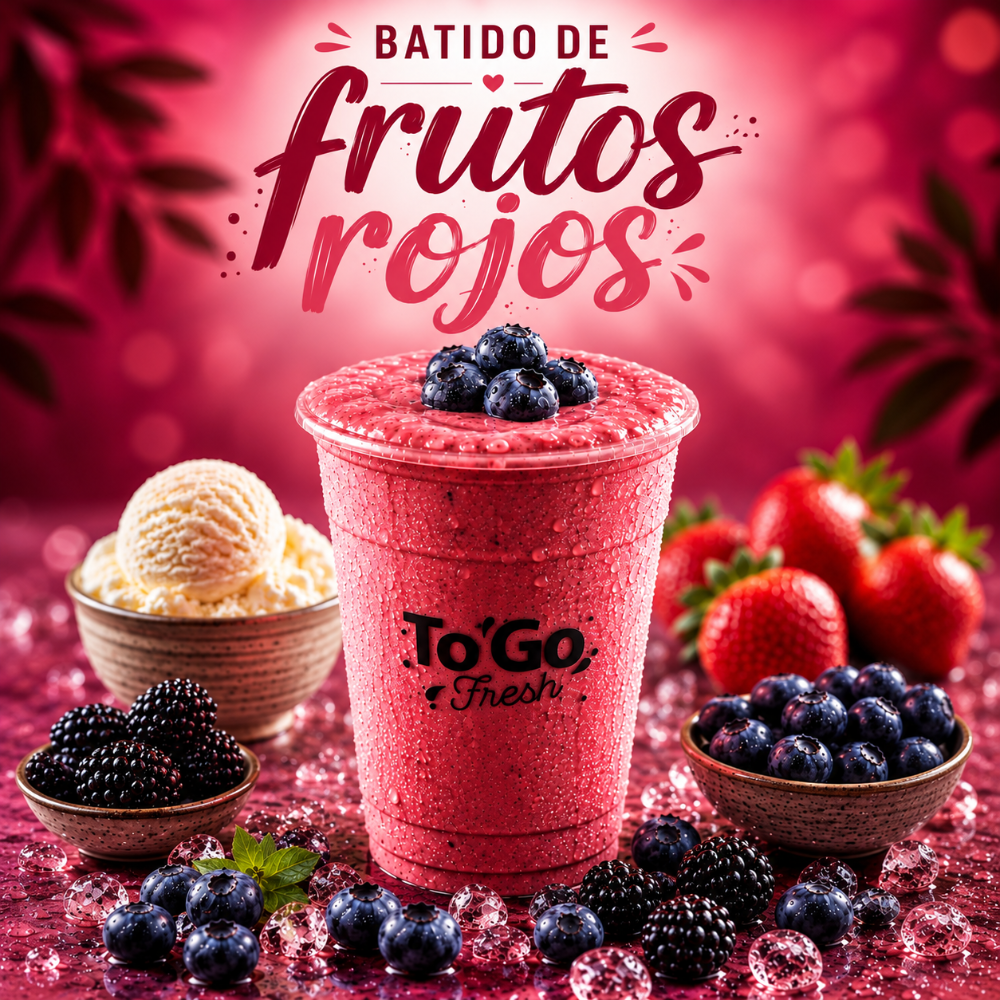 BATIDO FRUTOS ROJOS