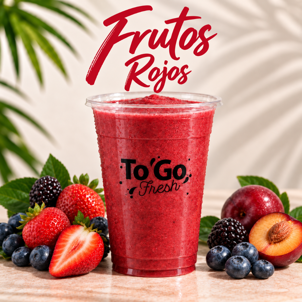 FRUTOS ROJOS EN LECHE