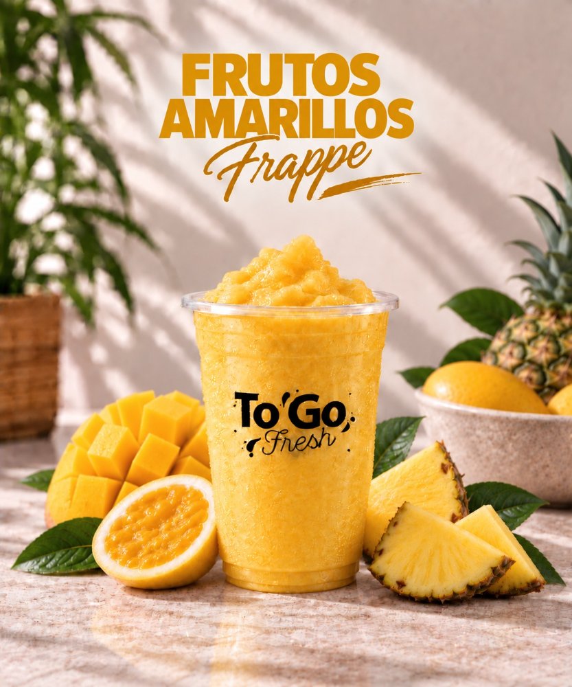 FRUTOS AMARILLOS EN FRAPPÉ