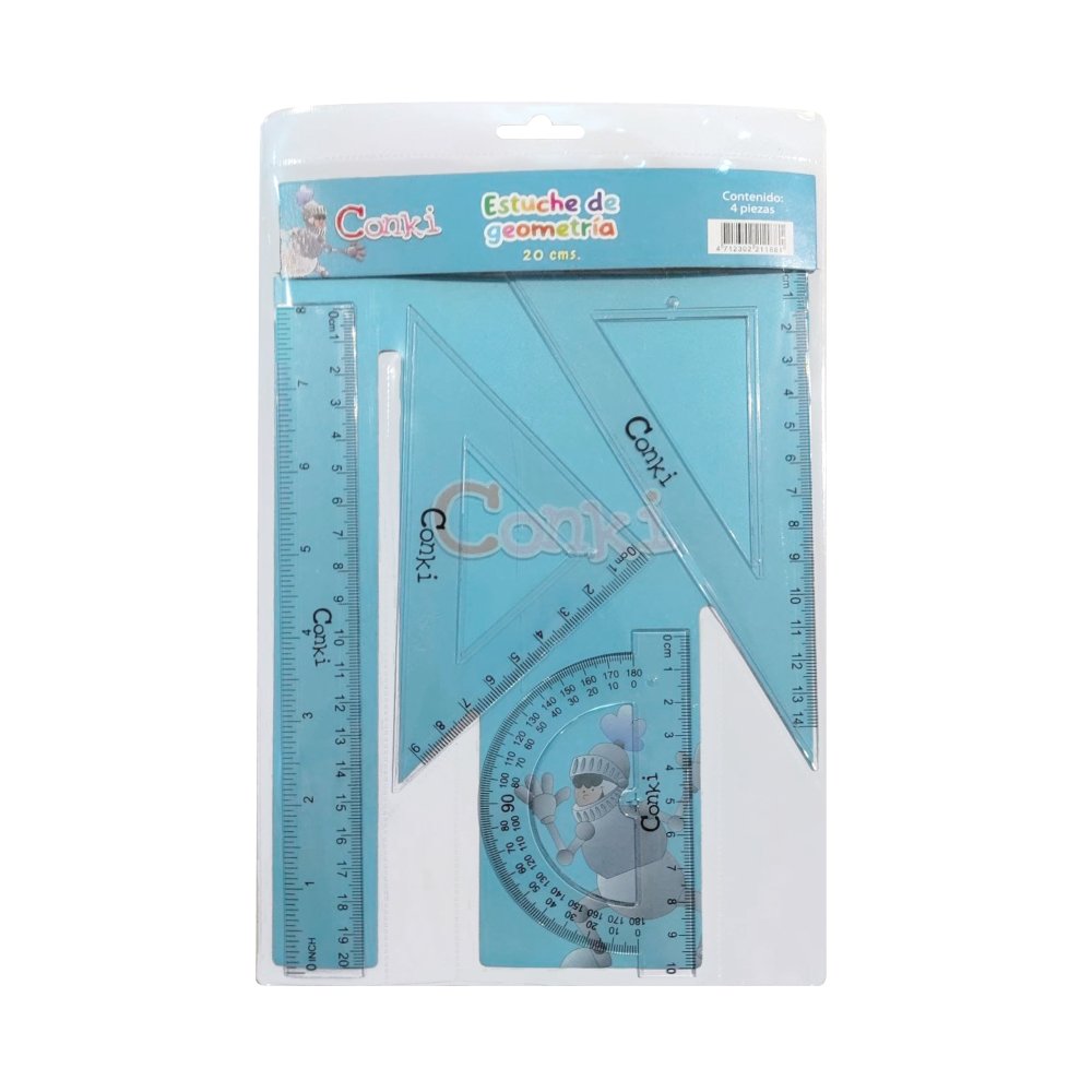 L20625118 ESTUCHE DE GEOMETRIA CONKI