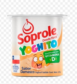 YOGURT YOGHITO DAMASCO 140 GRAMOS SOPROLE