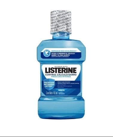 ENJUAGUE BUCAL LISTERINE CONTROL CALCULO FRASCO 180 ML