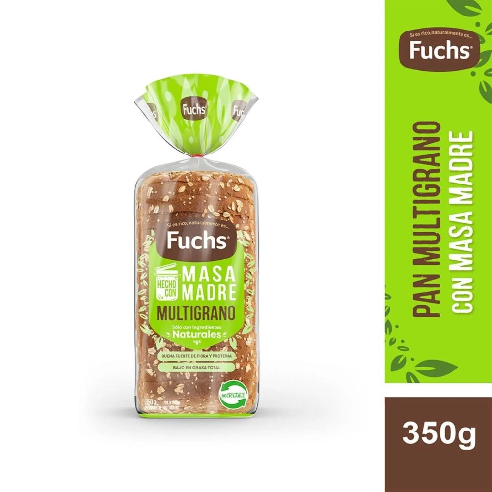 Pan de Molde Integral Multigranos Fuchs 350 g