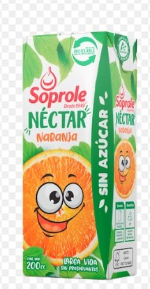 Néctar Sabor Naranja Caja, 200 ml