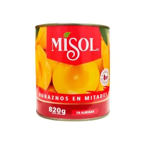 DURAZNOS EN MITADES 820G