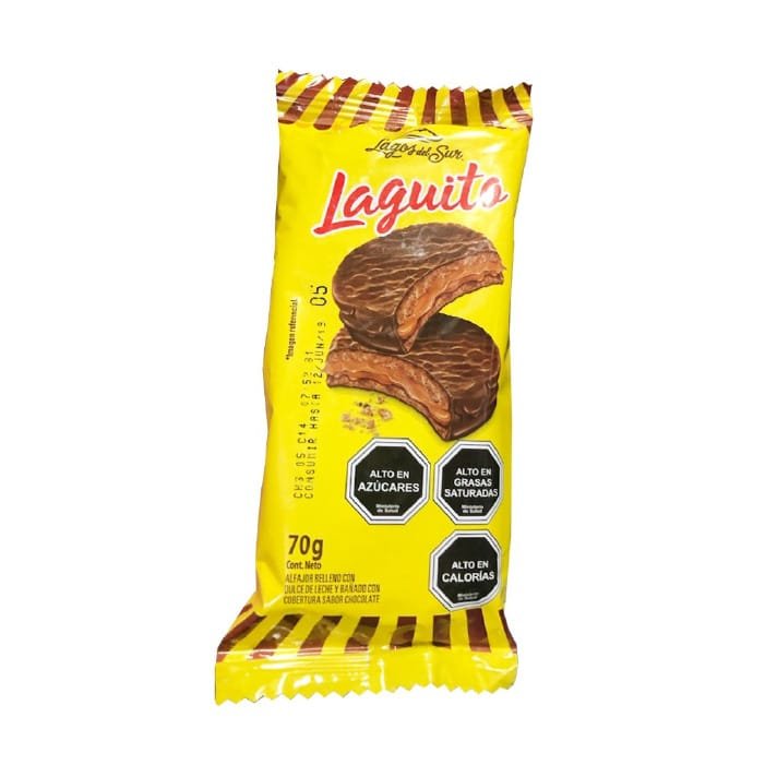 Alfajores Lagos Del Sur Laguito 2 Un 70 Gr
