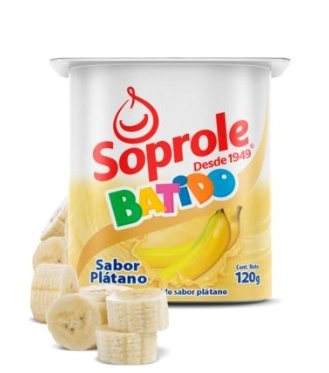 YOGURT YOGHITO PLATANO 140 GRAMOS SOPROLE