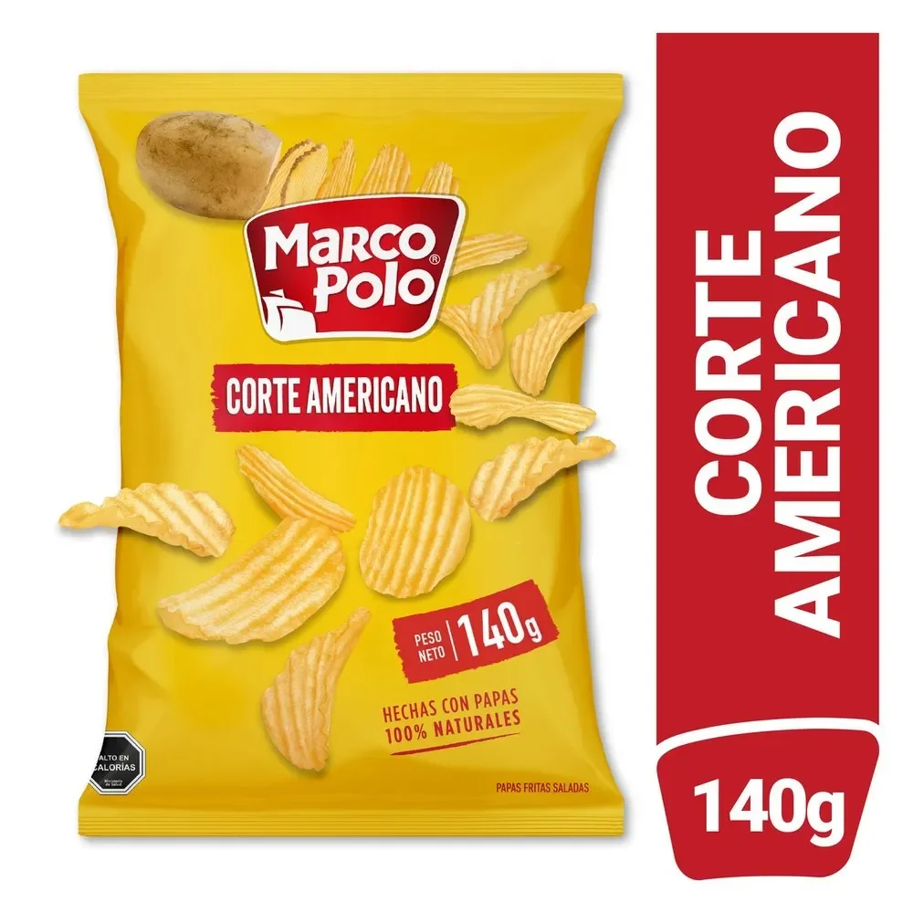 Papas fritas Marco Polo corte americano 140 g