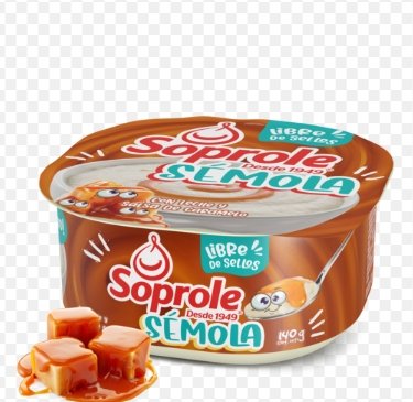 POSTRE SEMOLA CARAMELO