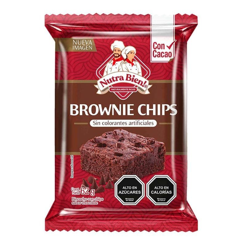 Brownie Chip 62 Gr - NUTRABIEN