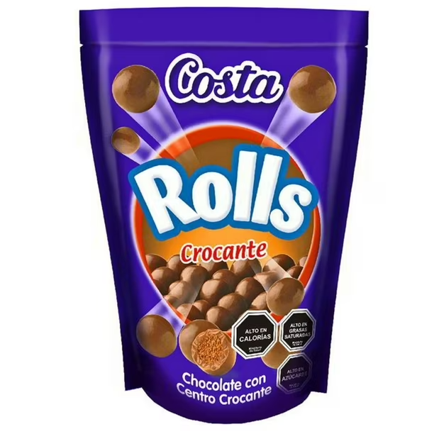 Chocolate Rolls Crocante, 100g