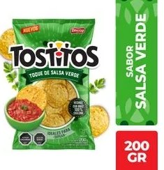 Snack Tostitos Sabor a Salsa Verde 200 g