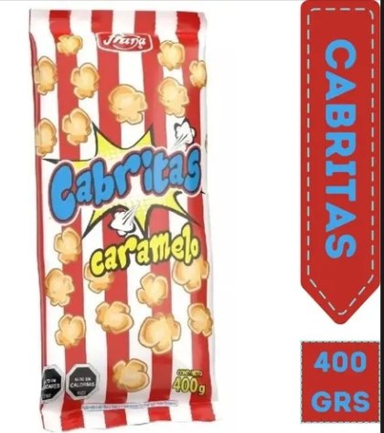 Cabritas Dulces Fruna Sabor Caramelo 400g