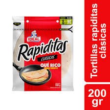 TORTILLAS RAPIDITAS  CLASICAS 200 GR