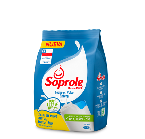 LECHE EN POLVO ENTERA 400 G