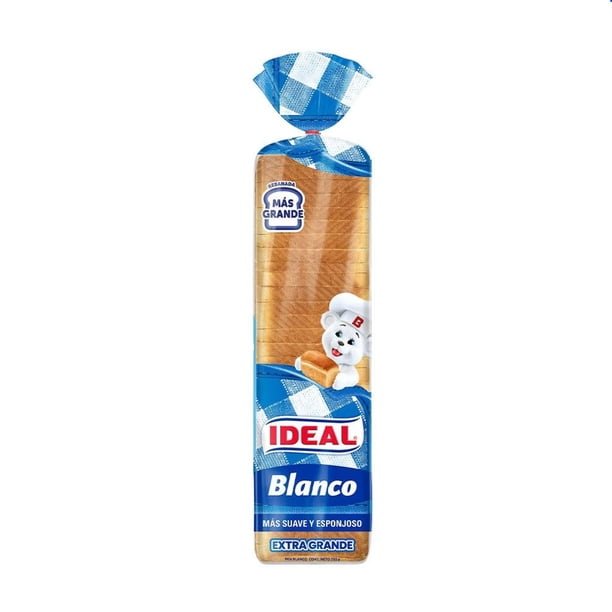 Pan de Molde Blanco XL Ideal 750 g