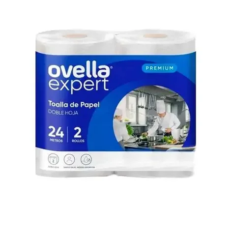Toalla Papel Ovella Expert D/H Pack 2×24 mts